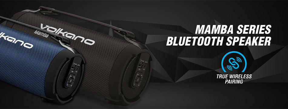 Mamba Series- Blue Portable Bluetooth Speaker