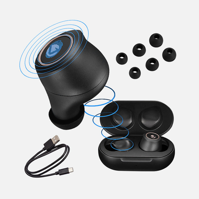 Volkano Taurus Series- True Wireless Stereo Earbuds with Charging case